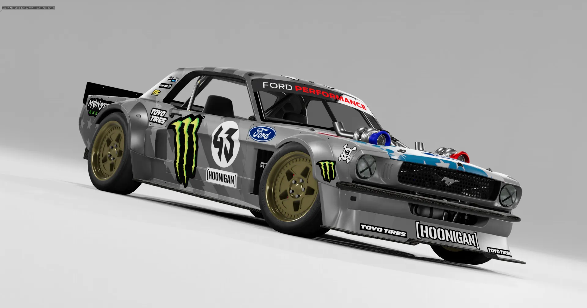 Hoonicorn Drift Ford Mustang image 1