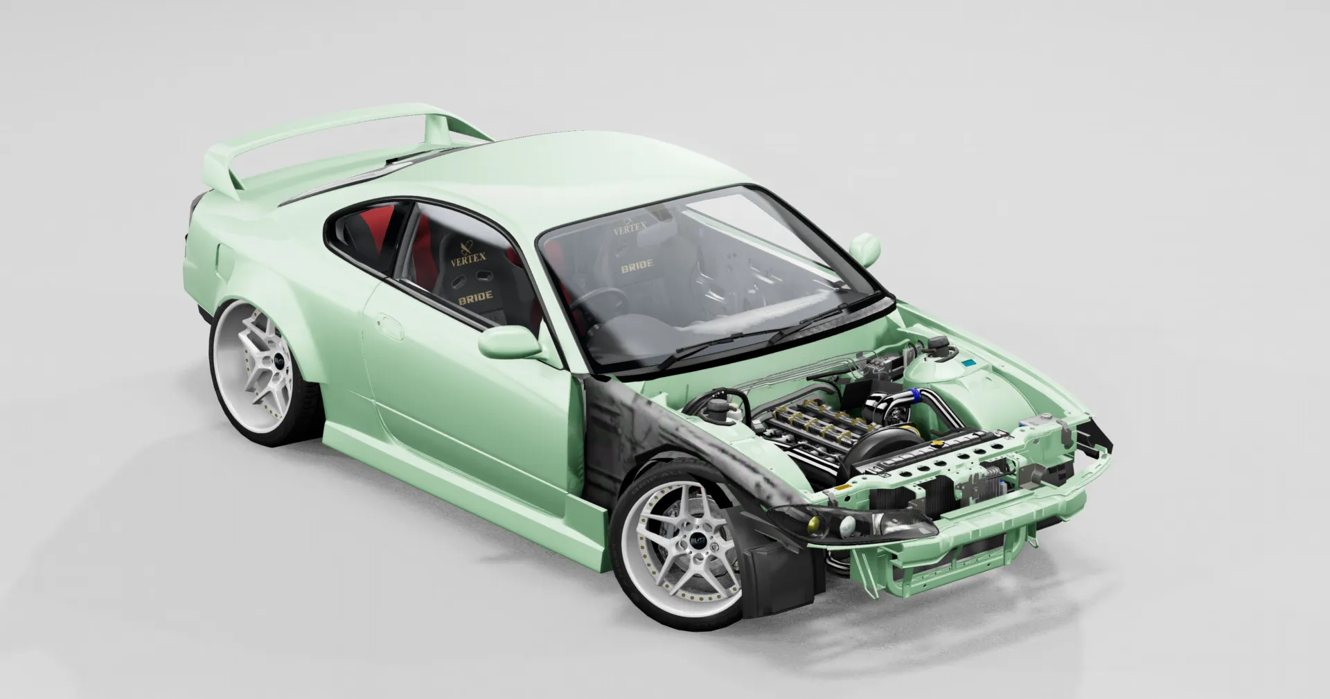 Nissan Silvia S15 (with gtr and chevy engine options) image 2