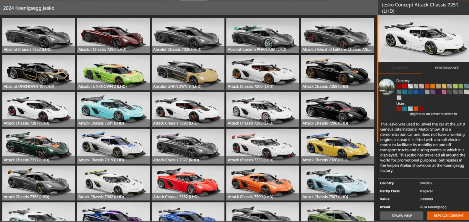 2023 Koenigsegg Jesko (Every spec) image 9