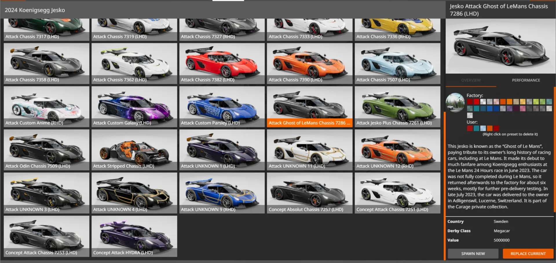 2023 Koenigsegg Jesko (Every spec) image 10