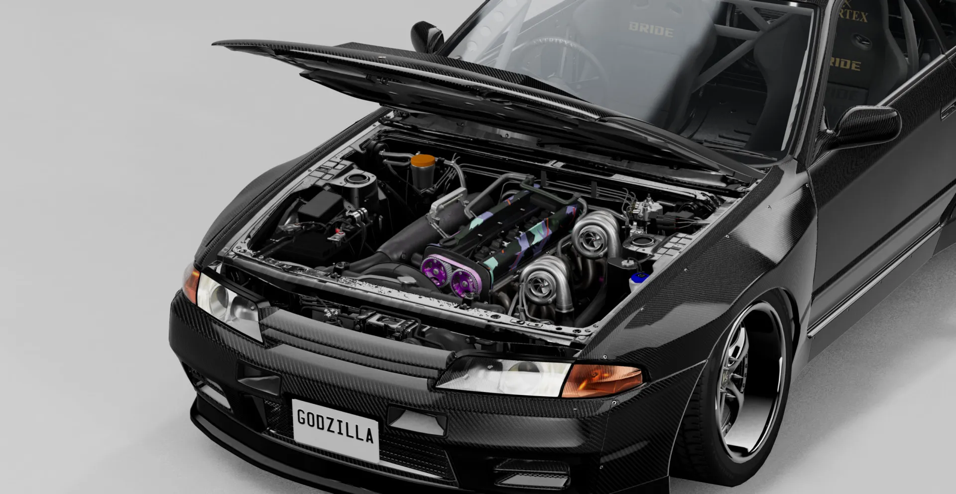 Nissan Skyline GTR R32 (with full chassis) image 7
