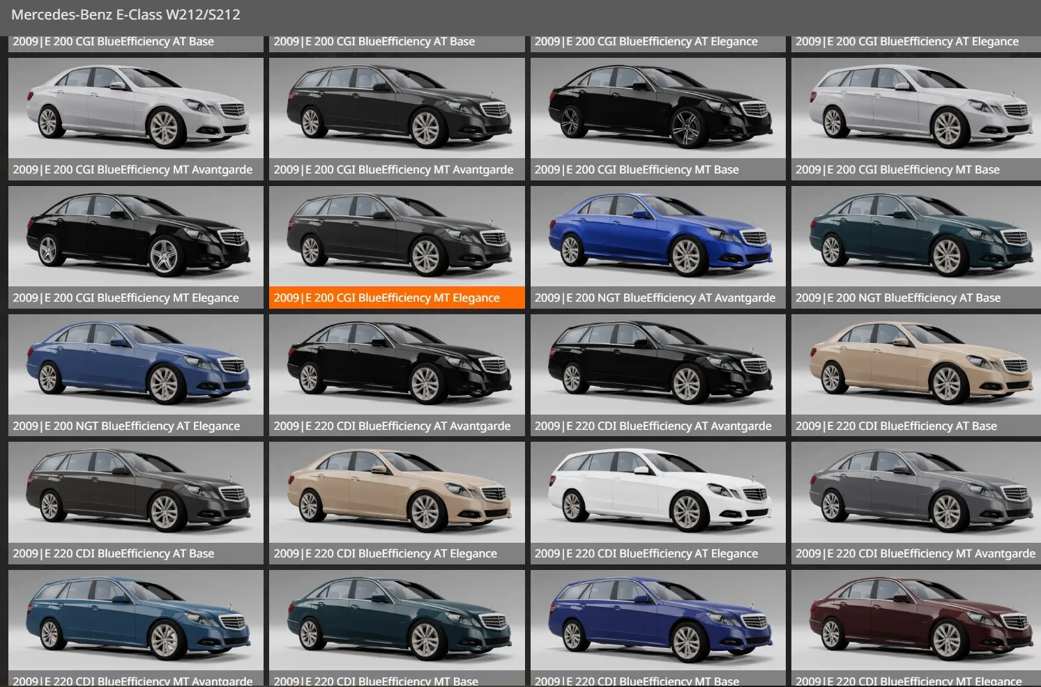 Mercedes-Benz W212/S212 Pack [245 CONFIGURATIONS] 1 image 12