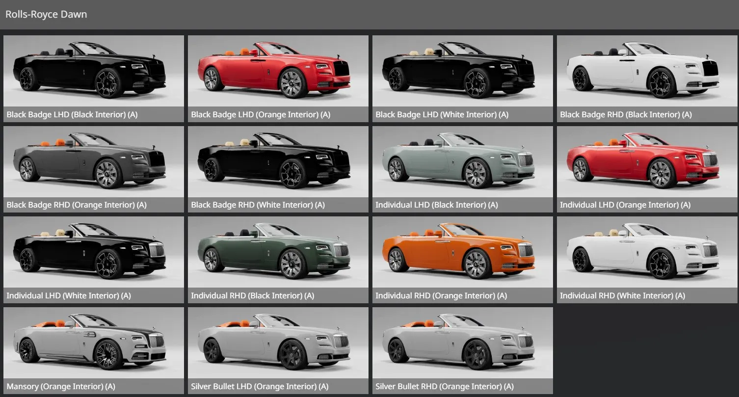 Rolls-Royce Dawn LHD RHD [RELEASE] image 2