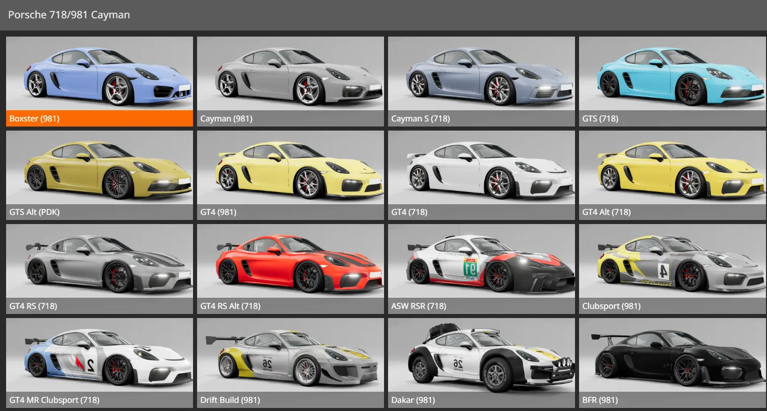 Porsche Cayman 718/981 Pack [PAID] 0.9 BETA image 13