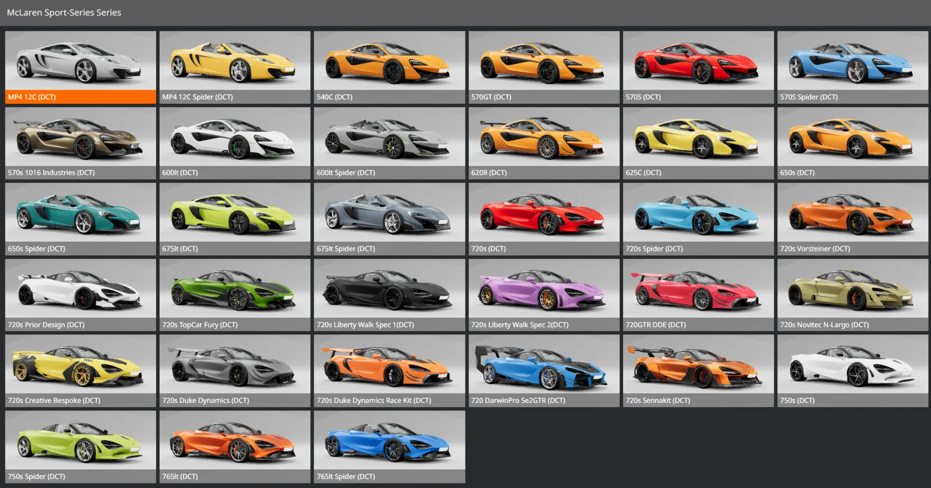 [PACK] McLaren Sport Series image 7