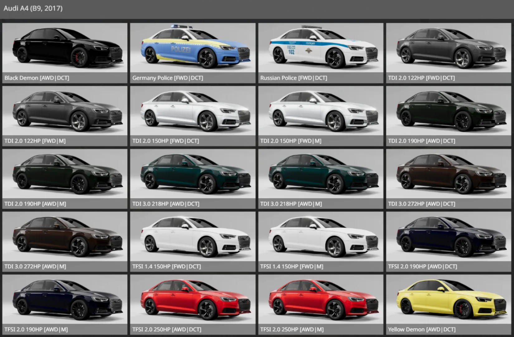 Audi A4 B9 2017 [RELEASE] image 8