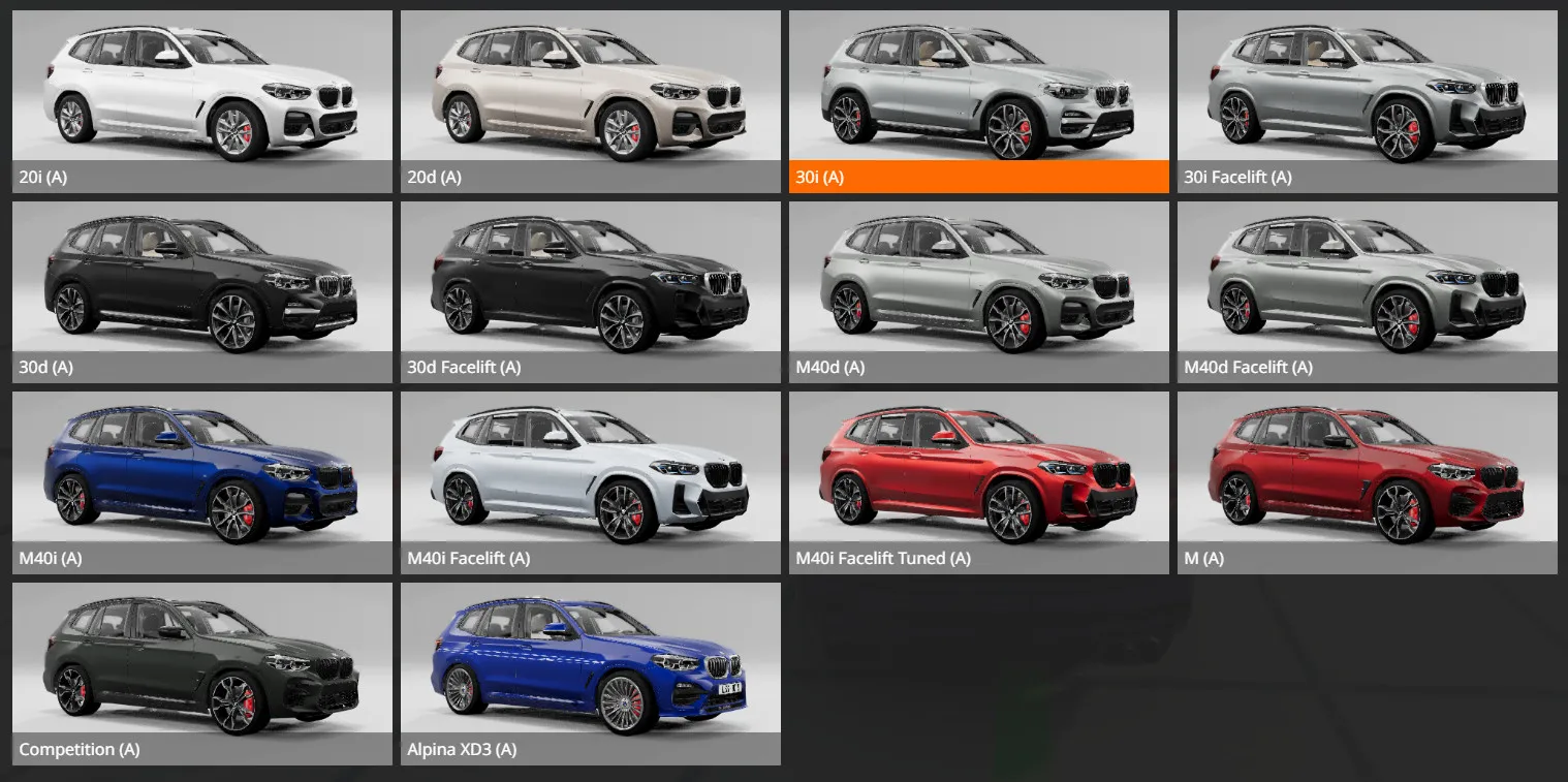 2020-2024 BMW X3 G01/F87 image 3