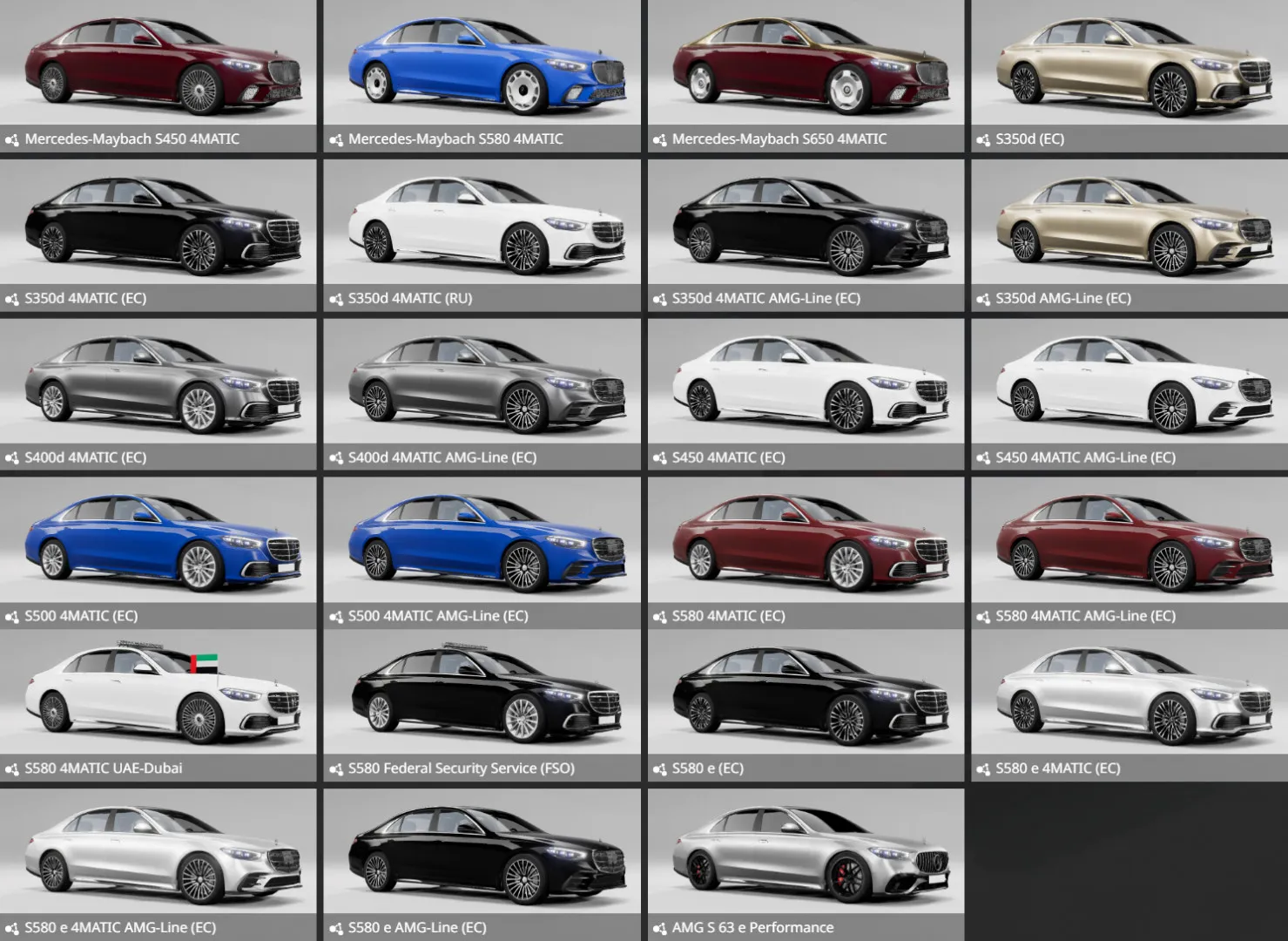 Mercedes-Benz W223 S-Class + Maybach + AMG + Air Suspension image 9