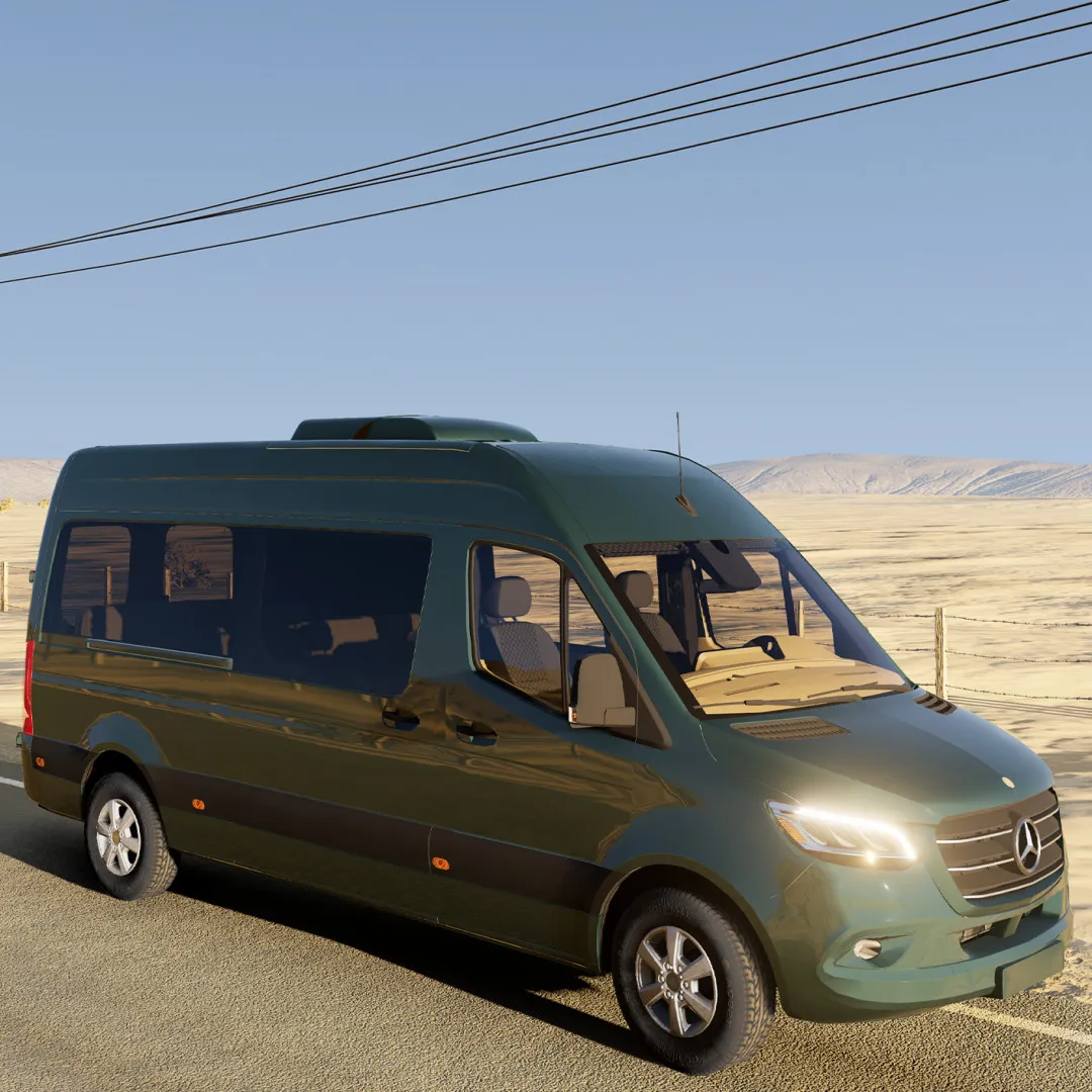 Mercedes-Benz W907 70 cfgs + кузов L4H3 + Air Suspension + Maybach