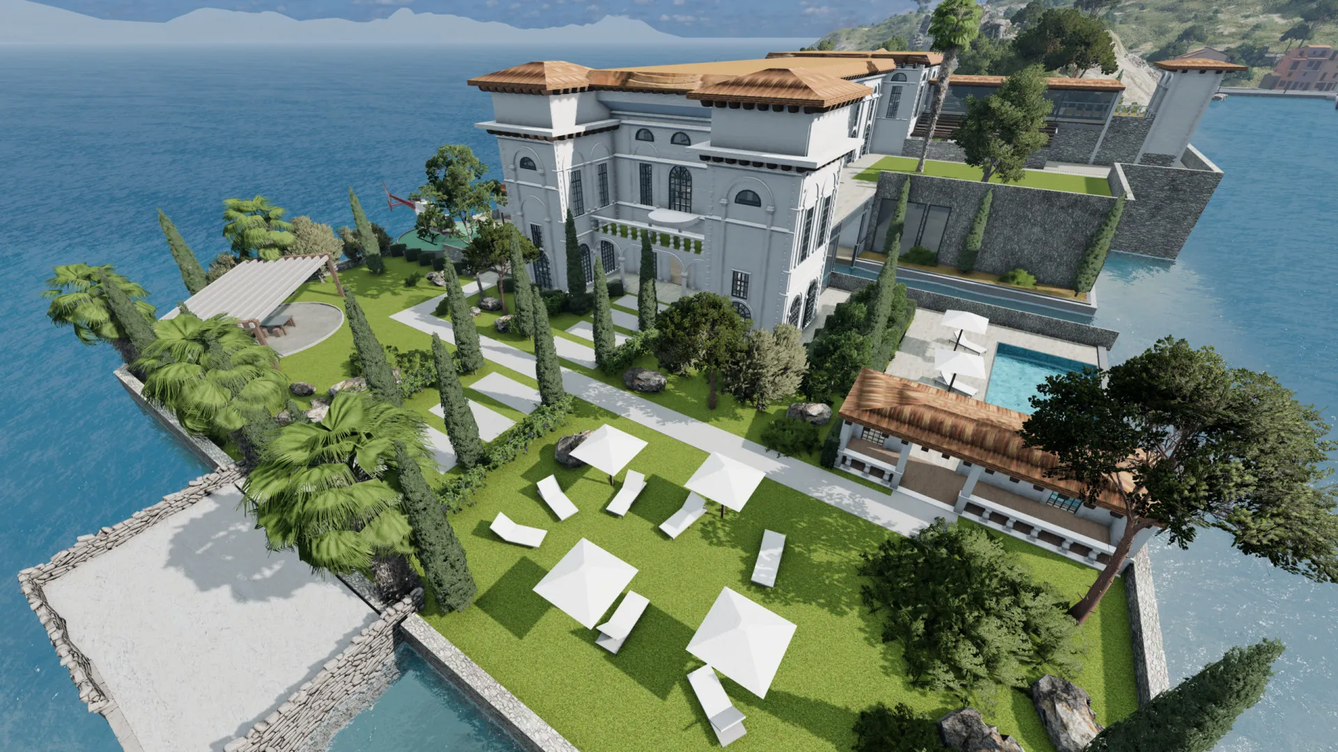 Italy Mansion (with OPENABLE garage doors, gate, and car elevator!) image 4