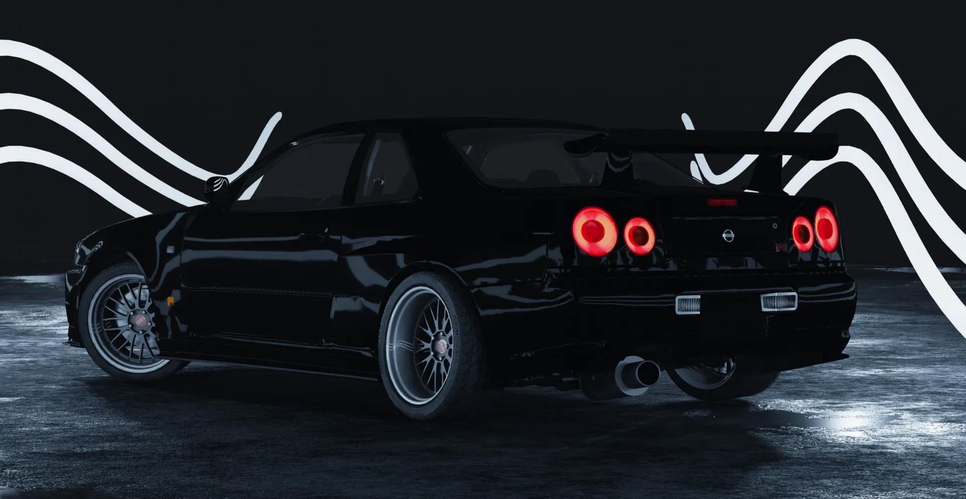 Nissan Skyline GTR R34 (with scratch damage!) image 4