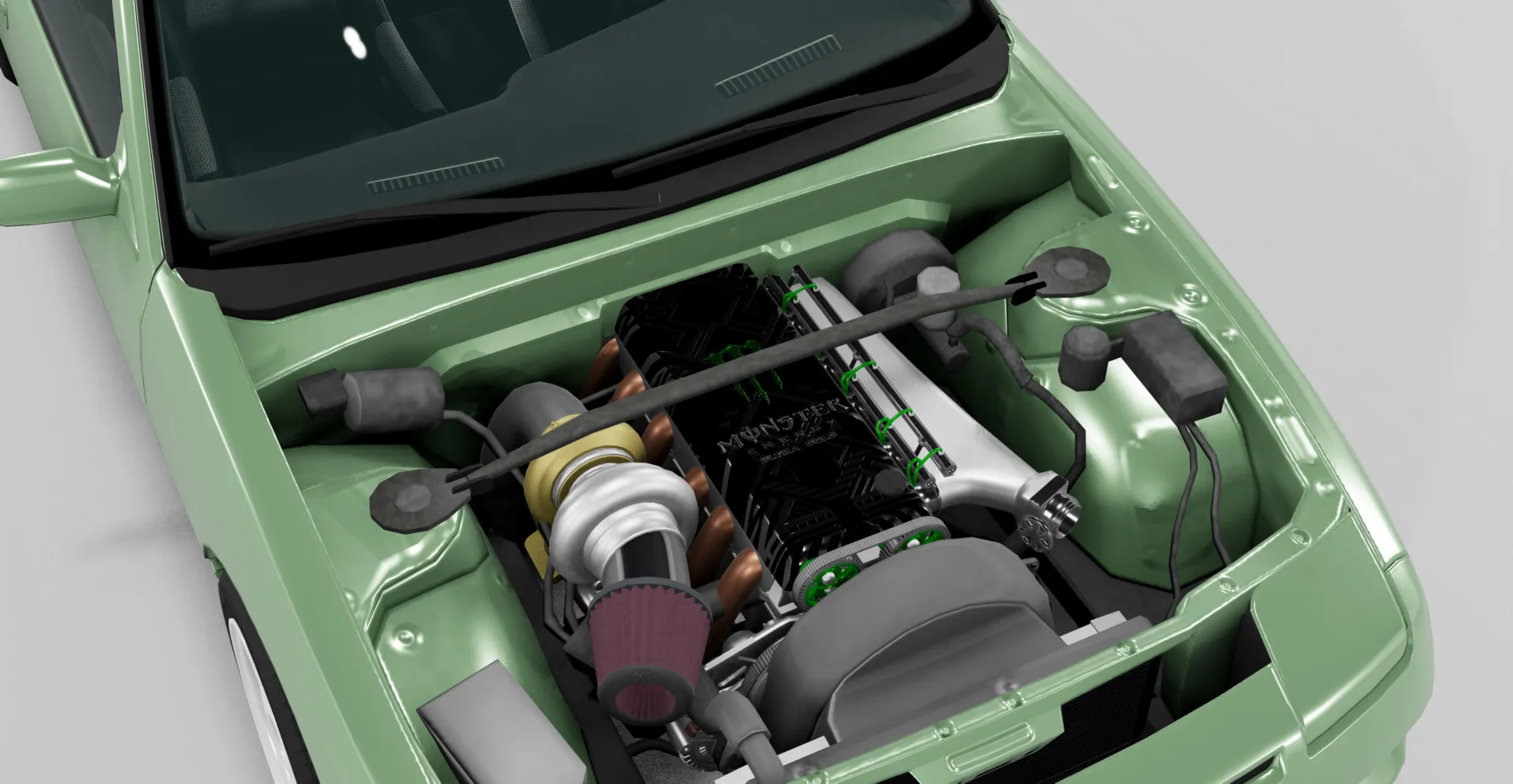 200bx Widowmaker 2JZ Supra Engine image 2